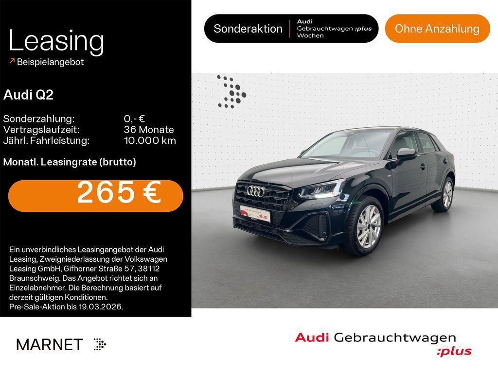 Audi Q2 35 TFSI S line*Navi*LED*PDC*Virtual Cockpit*K Leasing