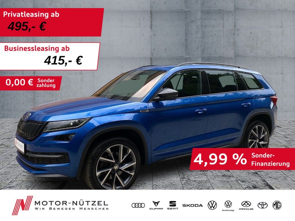 Skoda Kodiaq 2.0 TDI DSG 4x4 SPORTLINE LED+NAVI+PANO Leasing