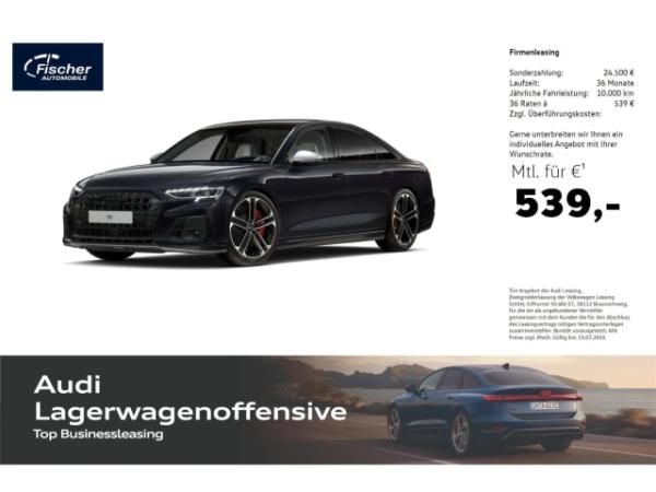 Audi S8 TFSI quattro UPE: 192.990,- € Leasing