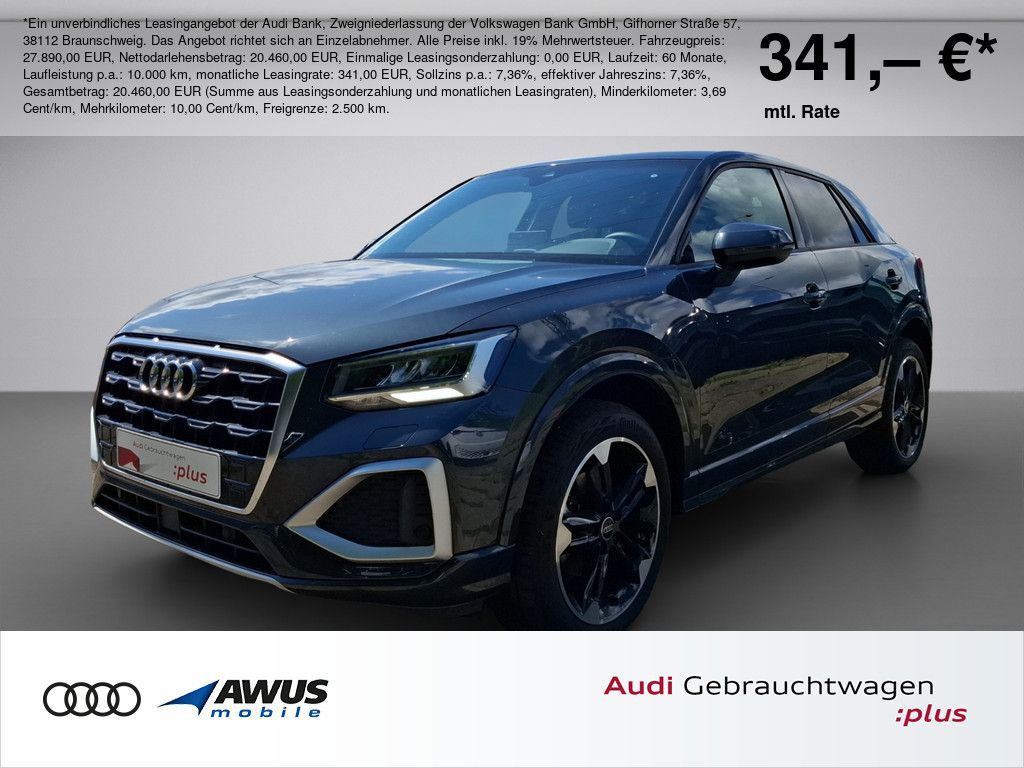 Audi Q2 30 TFSI advanced Standheizung, AHK, Klima Leasing