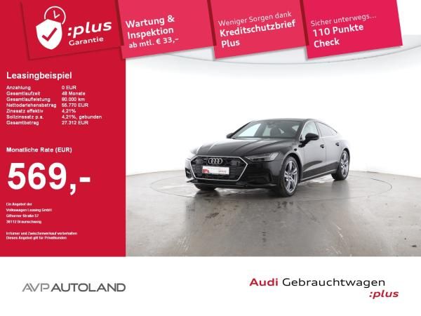 Audi A7 Sportback 45 TDI quattro S tronic AHK PANO **Winterräder** Leasing