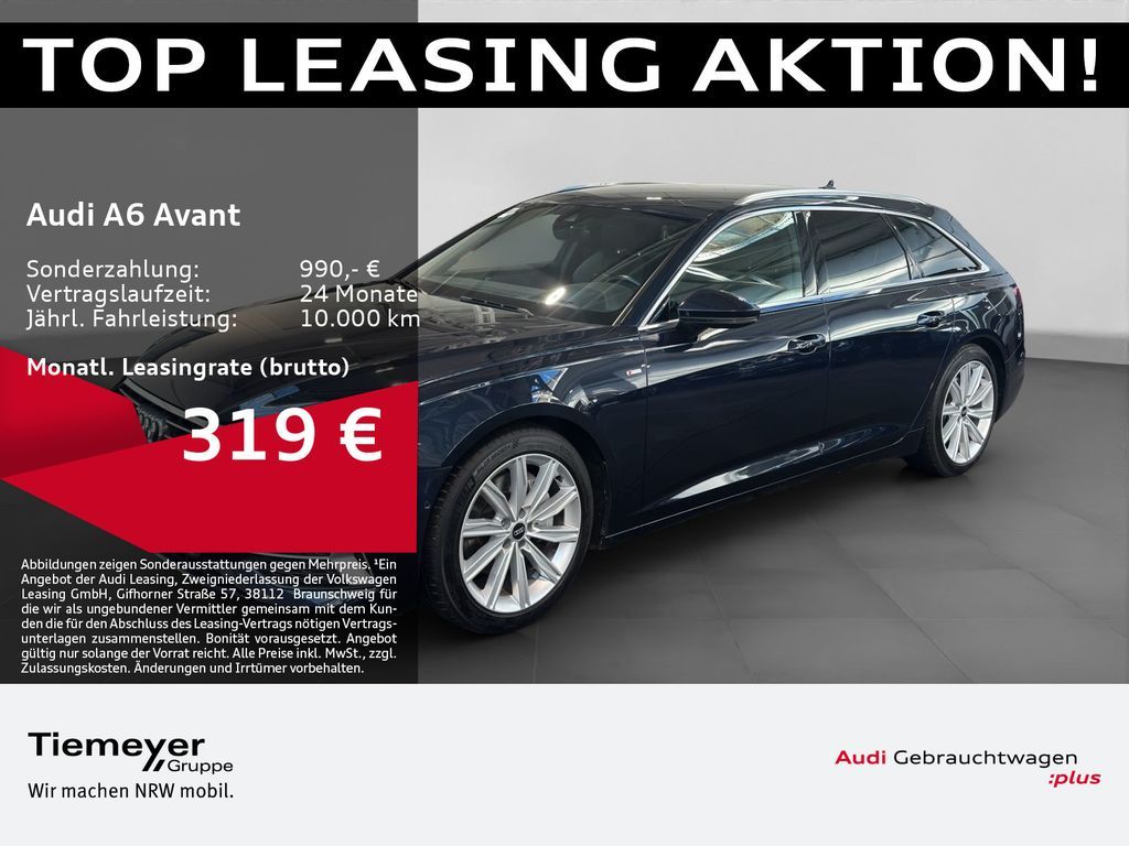 Audi A6 Avant 45 TFSI Q S LINE LM19 AHK eSITZE HEAD-U Leasing
