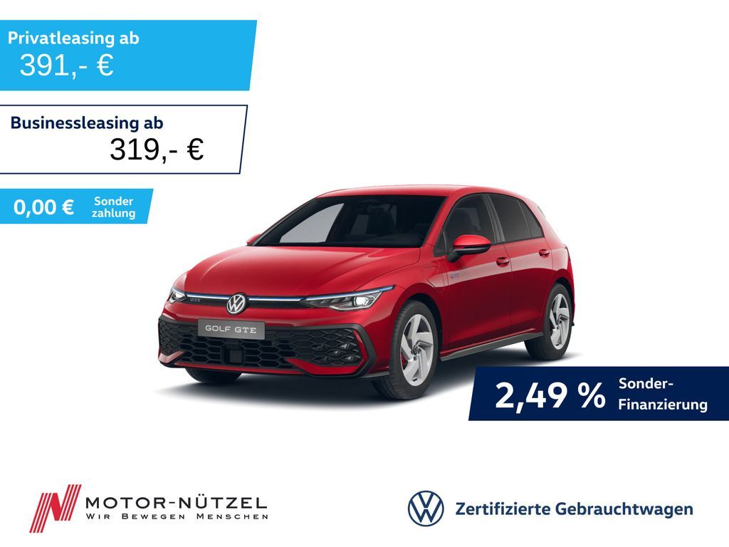 Volkswagen Golf VIII GTE 5JG+MATRIX+NAVI+AHK+ACC+SHZ+HuD Leasing