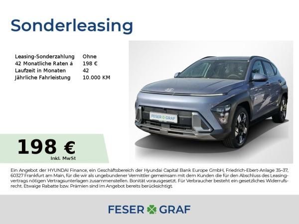 Hyundai KONA Kona TREND HEV NAVI LED CAM SHZ LHZ ASSIST.PAKET Leasing