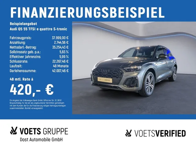 Audi Q5 55 TFSI e quattro S-tronic MATRIX-LED+B&O+HuD