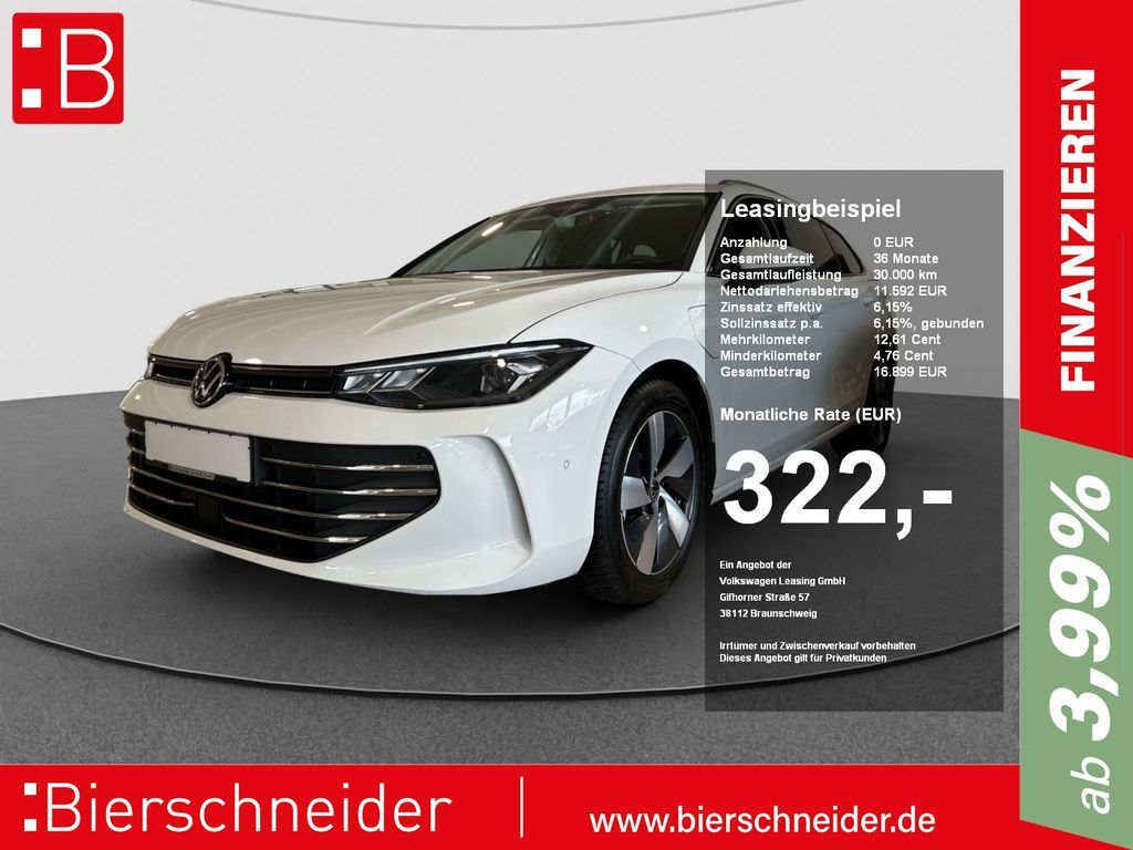 Volkswagen Passat Variant 1.5 TSI eHybrid DSG Business NAVI Leasing
