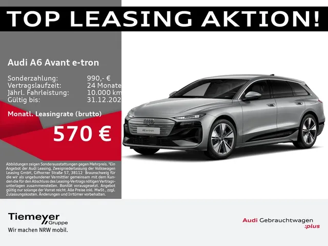 Audi A6 Avant e-tron performance LEDER AHK LM20 360 M