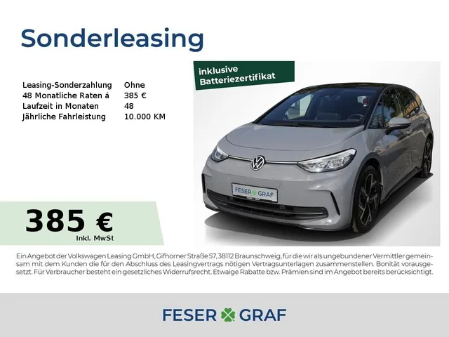 Volkswagen ID.3 Move Pro ACC Alu 19" LED Navi RüKa Sitzh.