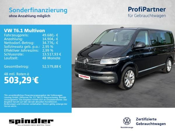 Volkswagen T6.1 Multivan Highline 4M DSG/ Standh, Navi, LED Leasing