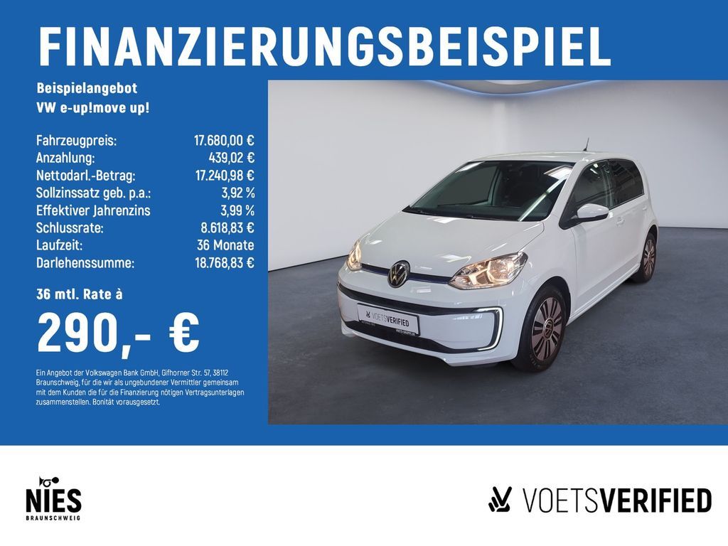 Volkswagen e-up!move up! SHZ+RearView+PDC Leasing