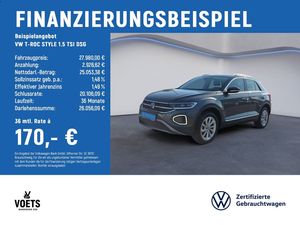 Volkswagen T-ROC STYLE 1.5 TSI DSG LED PLUS+NAVI+KAMERA+ACC