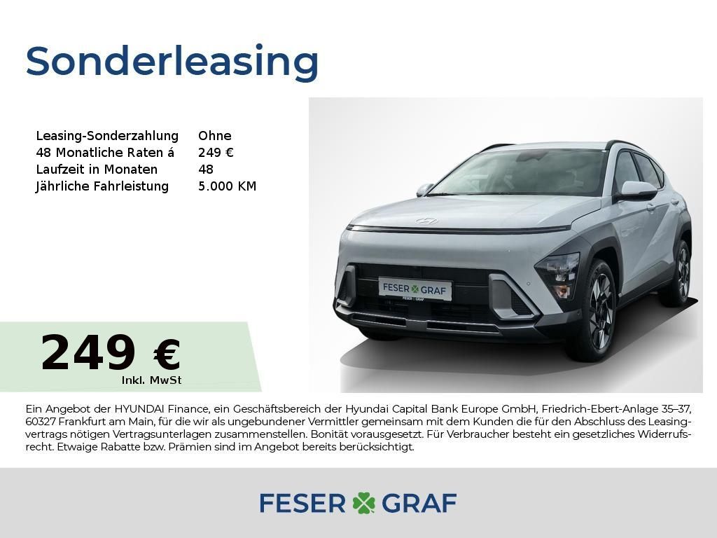 Hyundai Kona TREND ASSIST-PAKET NAVI LED SHZ LHZ CARPLAY Leasing