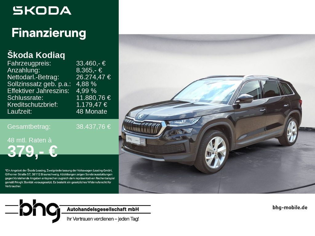 Skoda Kodiaq 2.0l TSI 4x4 DSG Style TravelAssist Busin Leasing