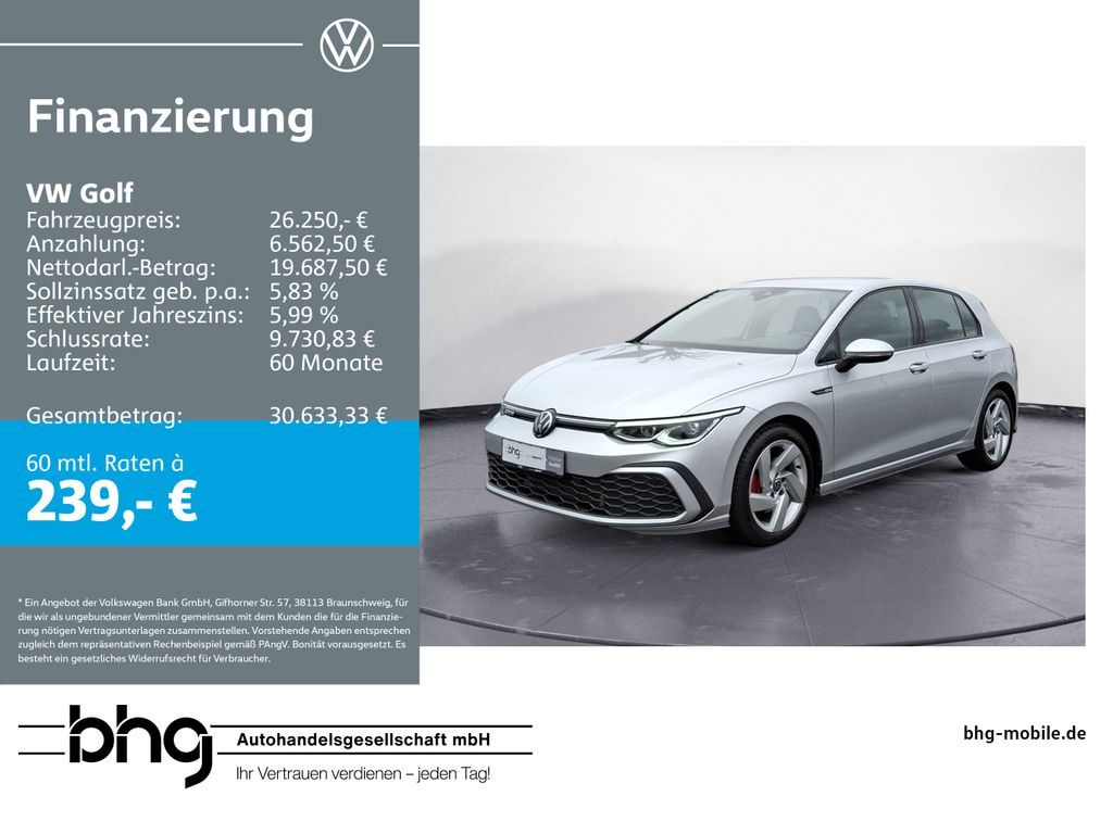 Volkswagen Golf GTD 2.0TDI SCR DSG LEDplus Front-Lane-Assis Leasing