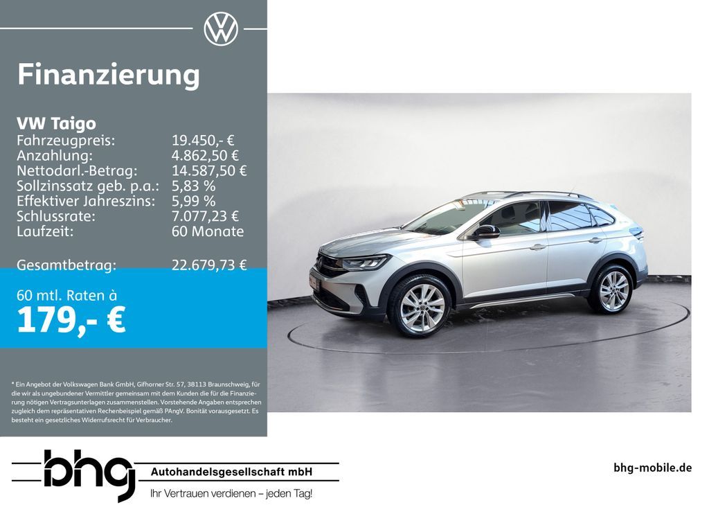 Volkswagen Taigo Life 1.0 TSI DSG *APP-CONNECT*NAVI*LED* Leasing