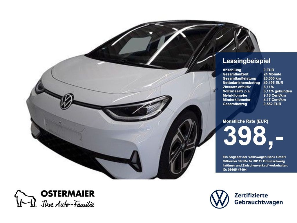 Volkswagen ID.3 GTX 286PS NP.63T ACC.5J-G.WÄRMEPUMPE.AREA-V Leasing