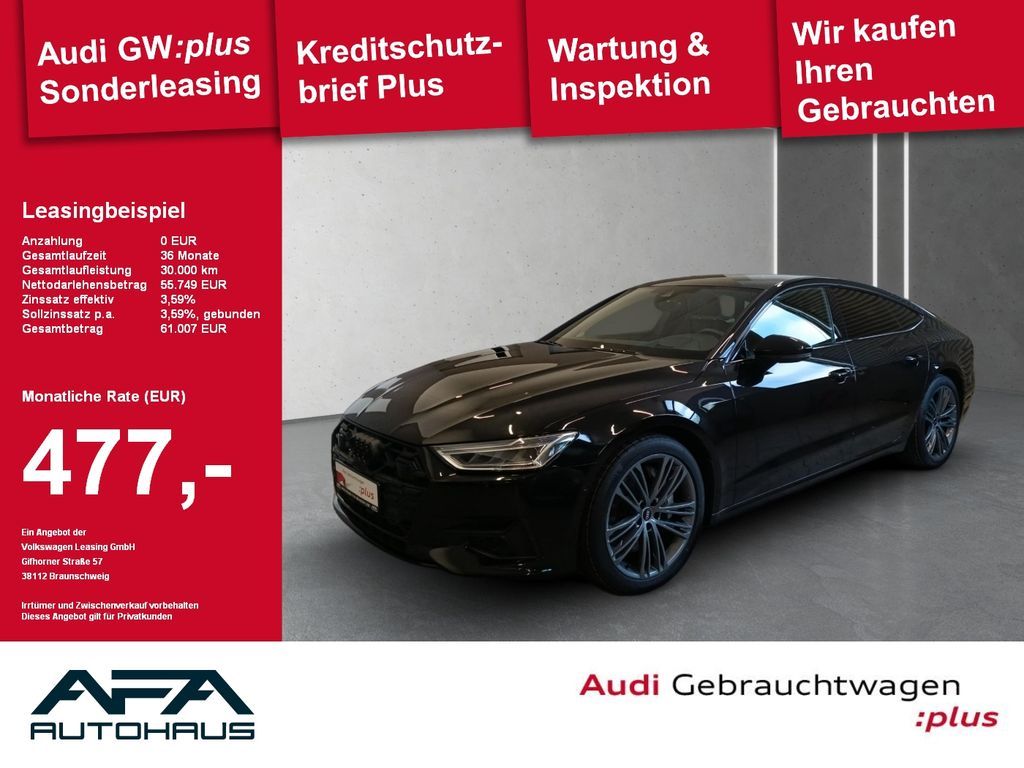 Audi A7 Sportback 50 TFSI e quattro AHK360°*Leder*20 Leasing