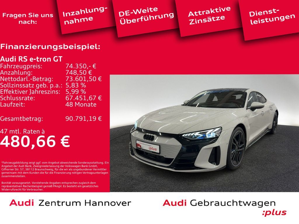 Audi RS e-tron GT quattro Head-Up Laser Pano B&O Leasing