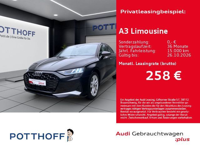 Audi A3 Limousine 35 TDI ADVANCED NAVI SITZHZG VIRTUA Leasing