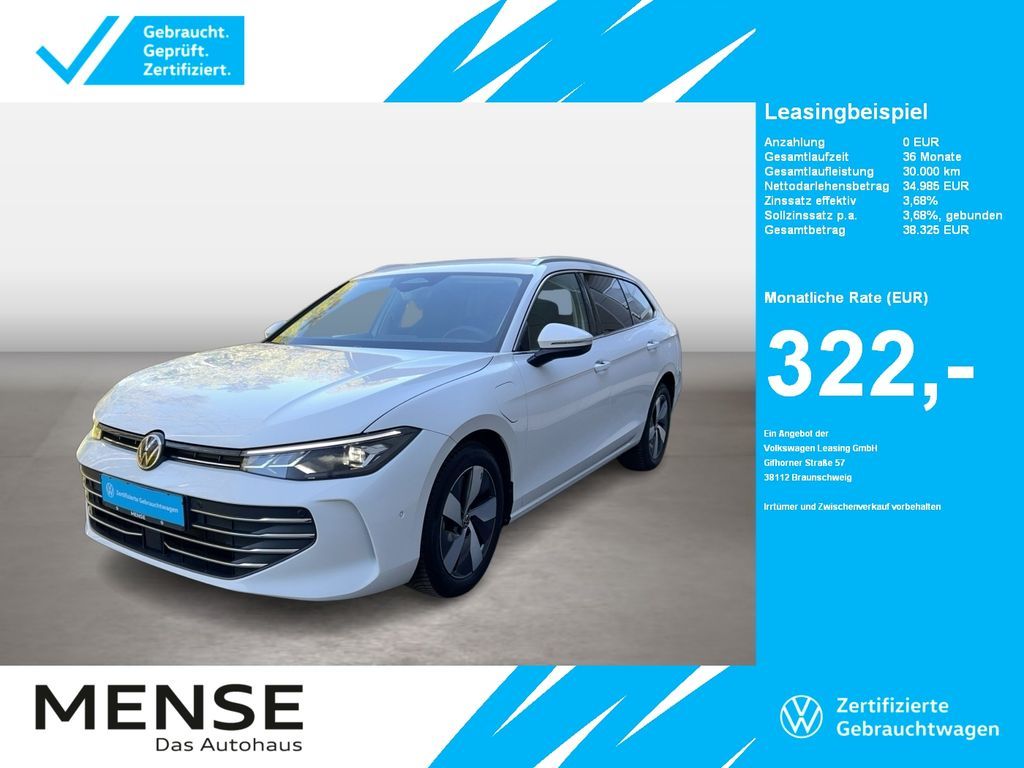 Volkswagen Passat Variant 1.5 TSI eHybrid DSG Business AHK Leasing