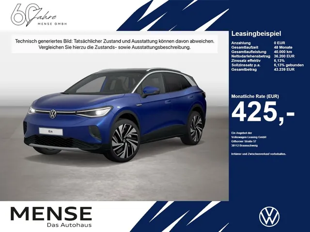 Volkswagen ID.4 Pro 4-motion electric
