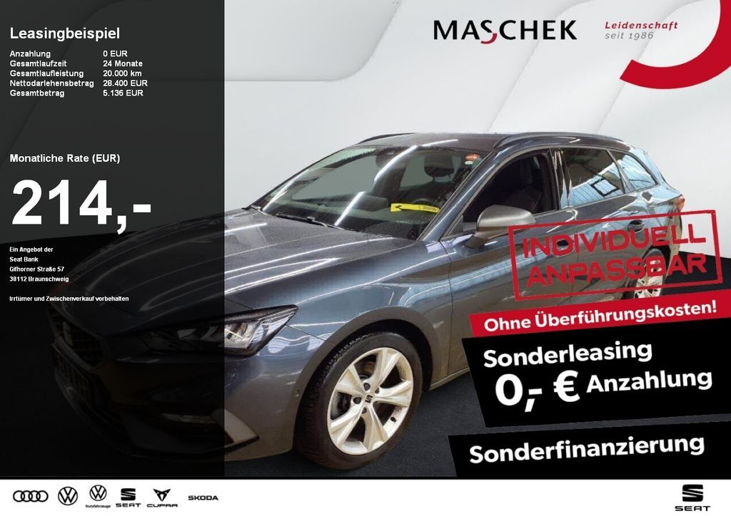 Seat Leon ST FR Sonderleasing 2.0 TDI AHK Navi RearVi Leasing