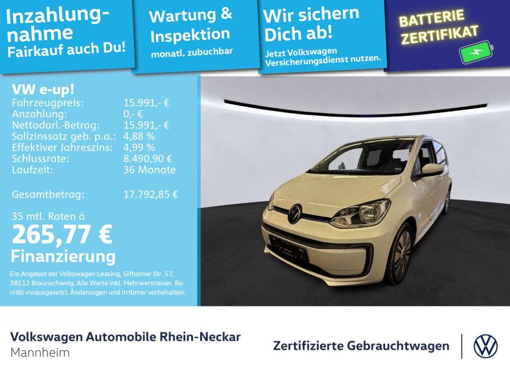 Volkswagen e-up! Move up! 61kW Kamera PDC ACC uvm Leasing