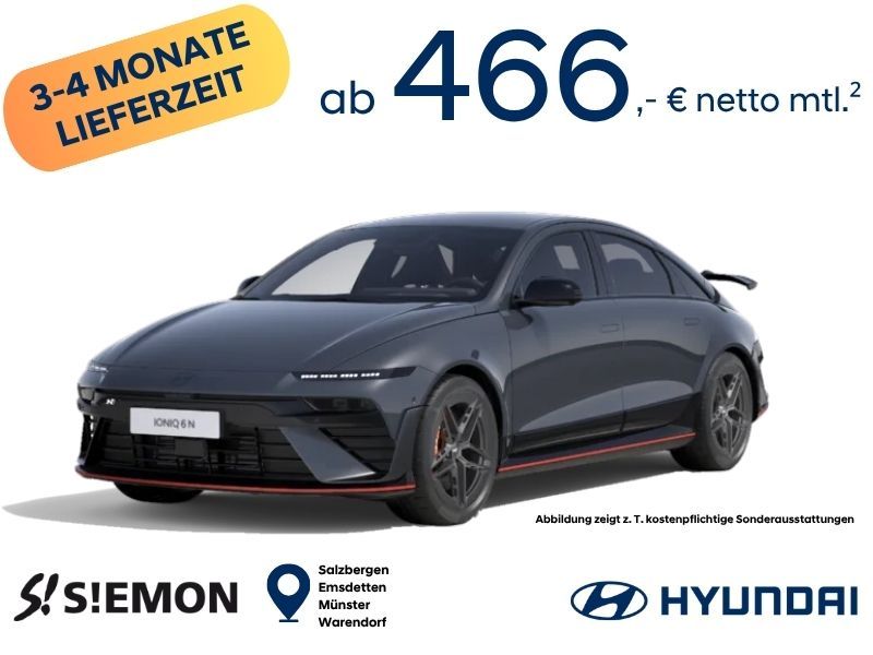 Hyundai Hyundai IONIQ 6 N 84kWh 448kW Allrad Gewerbekunden Leasing