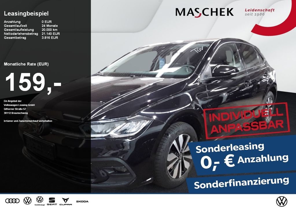 Volkswagen Polo Goal 1.0 TSI Sonderleasing AHK RearView AHK Leasing
