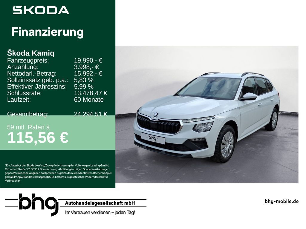 Skoda Kamiq 1.0 TSI DSG Essence sitzheizung Leasing
