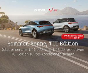 smart #1 Premium ✈️ TUI-Sonderedition inkl. 500€ Reisegutschein**❗️(Head-up/Soundsystem/Navi/Pano/LED+) Leasing