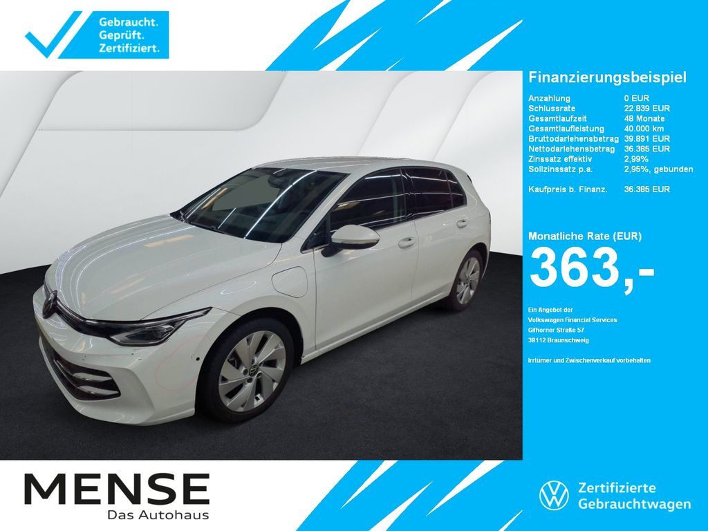 Volkswagen Golf VIII 1.5 GTE eHybrid DSG Style Leasing