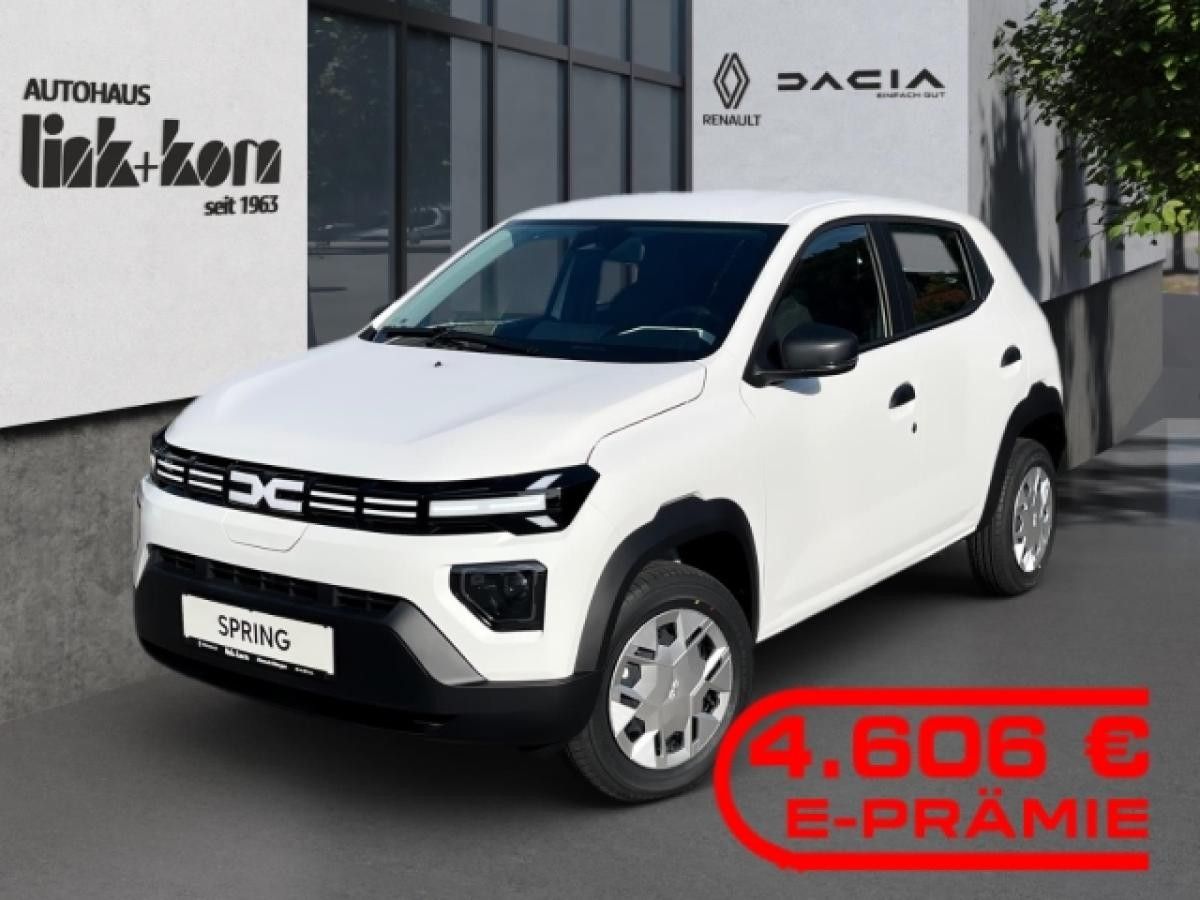 Dacia Spring Electric Essential 45 🖤Black-Week🖤Schuko 230V 🖤DAB-Radio🖤 Spurhalteass.🖤 Freisprechanlage Leasing