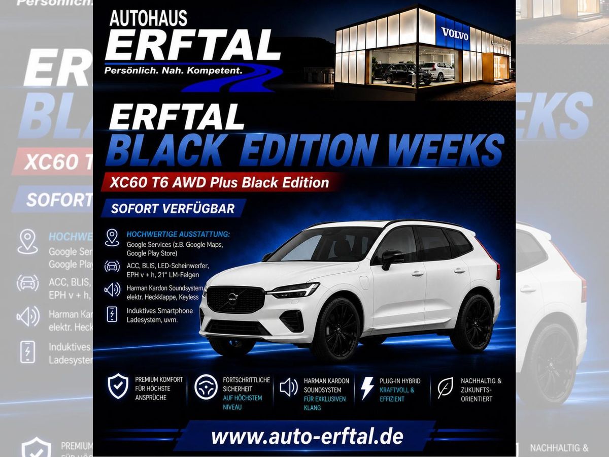 Volvo XC60 T6 AWD Plus Black Edition *AKTION bis 30.06.26* Leasing
