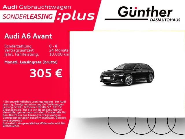 Audi A6 Avant 45 TFSI SPORT QUATTRO+WINTERRÄDER+AHK+ Leasing
