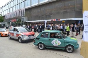 Hier ist ein Teil der Elektrofahrzeuge zu sehen, welche die Königsetappe gemeistert haben. Bildquelle: Wavetrophy