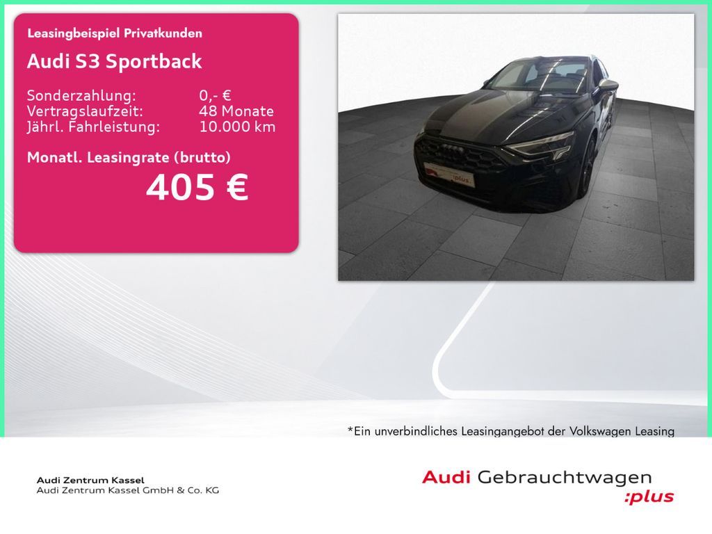 Audi S3 Sportback 2.0 TFSI quattro LED PDC+ Carplay Leasing