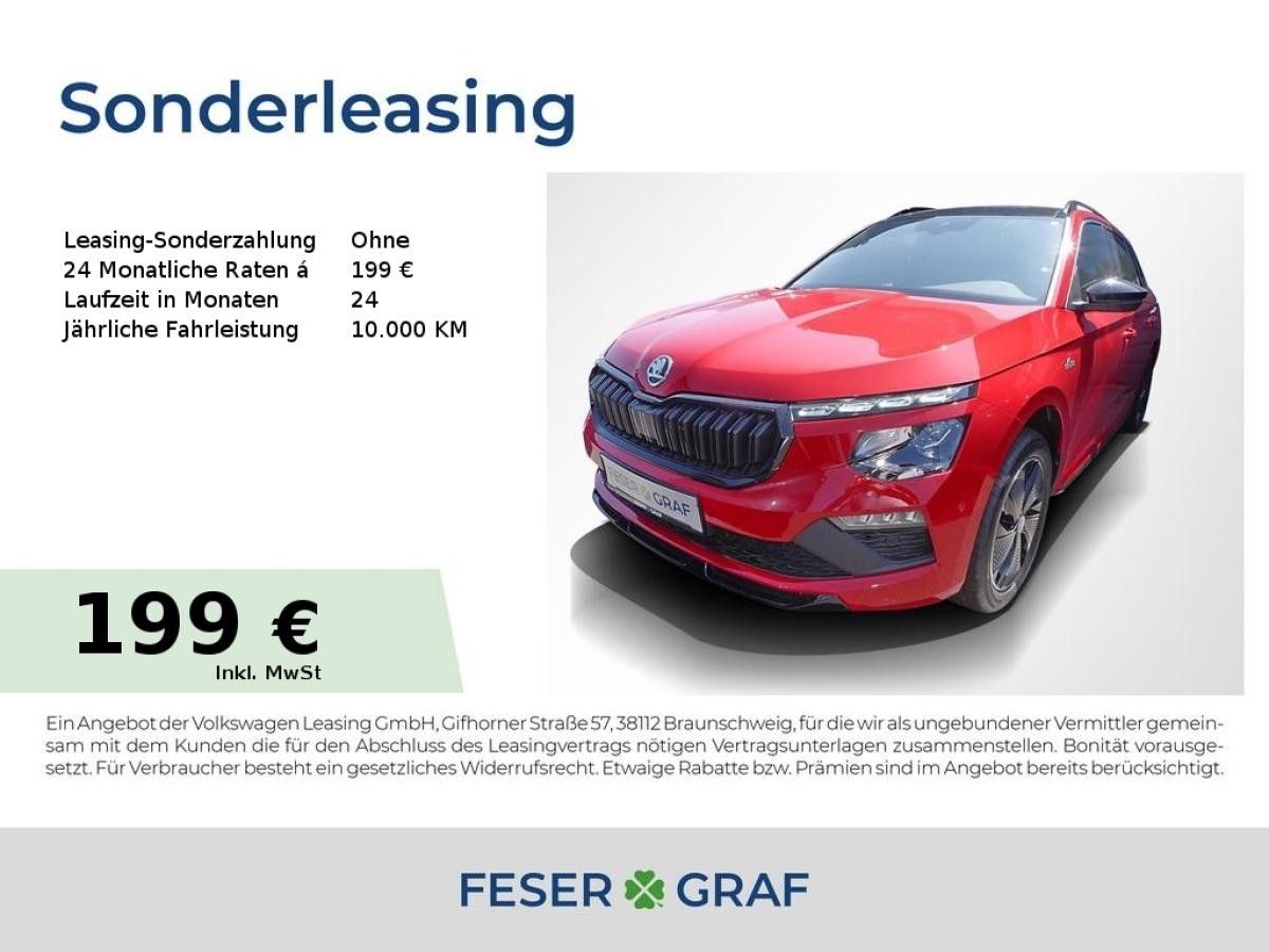 Skoda Kamiq Monte Carlo 1,5 TSI DSG - AHK,NAVI,KAMERA Leasing