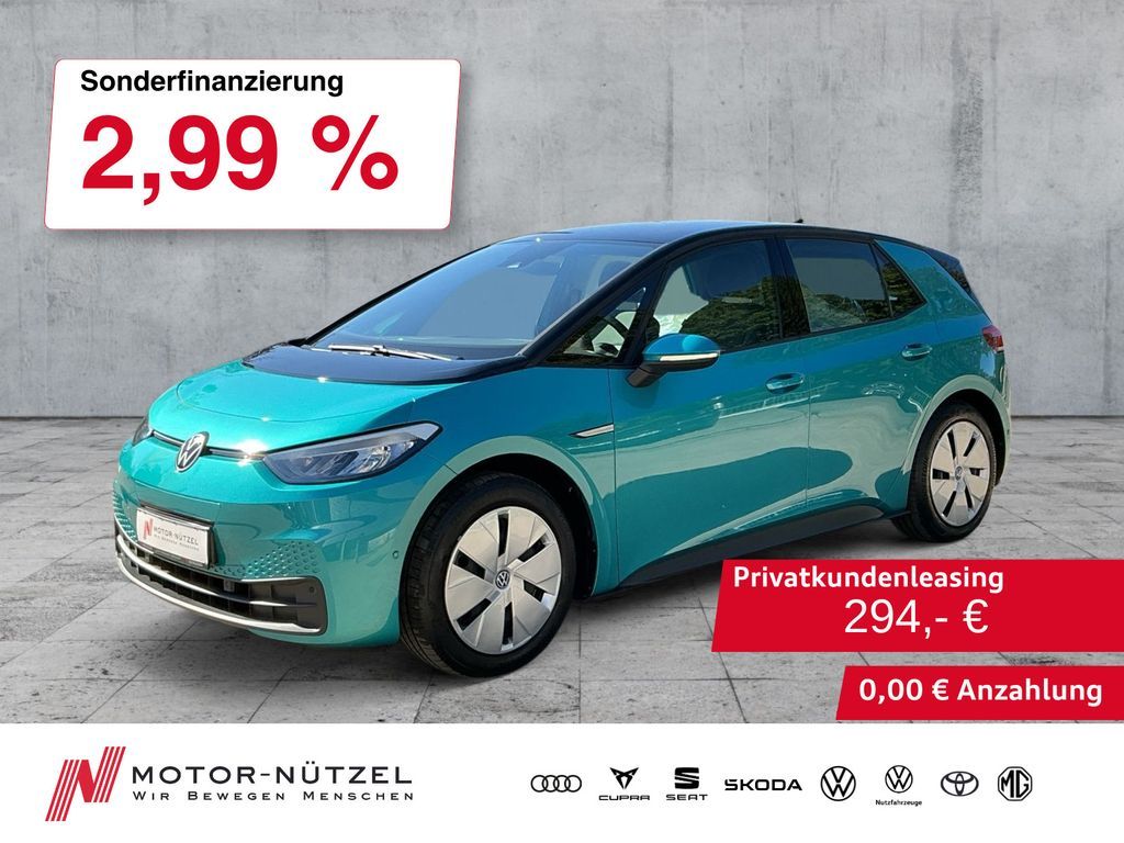 Volkswagen ID.3 110KW PURE PERFORMANCE LED+SHZ+NAVI+KAMERA Leasing
