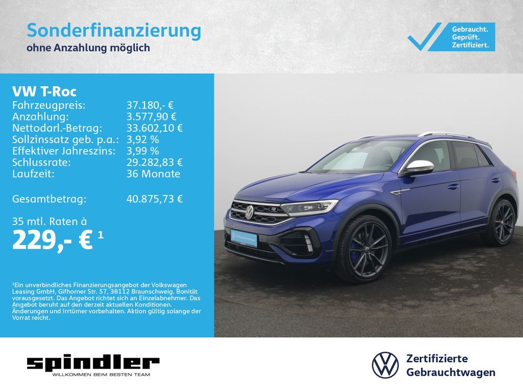 Volkswagen T-Roc R 2.0TSI 4M DSG / Pano, Beats, Matrix, RFK Leasing