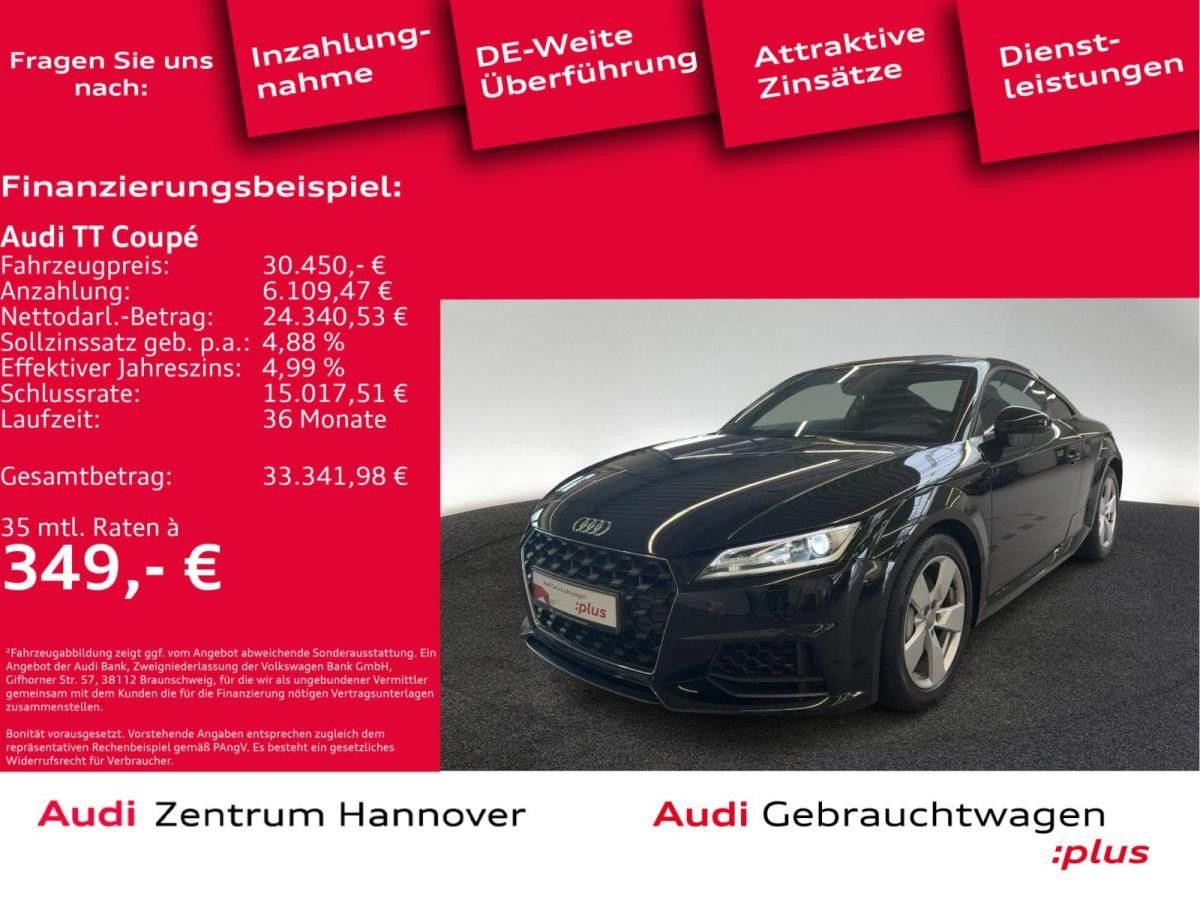 Audi TT Coupe 45 TFSI DAB virtual Xenon Leasing