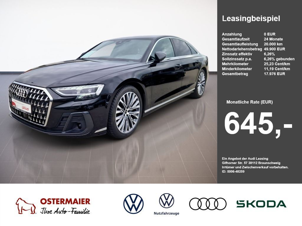 Audi A8 50TDI 286PS QUATTRO B&O.MATRIX.KAMERA.SHZG Leasing
