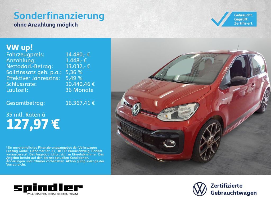 Volkswagen up! GTI 1.0TSI / Bluetooth, Climatronic,RFK, SHZ Leasing
