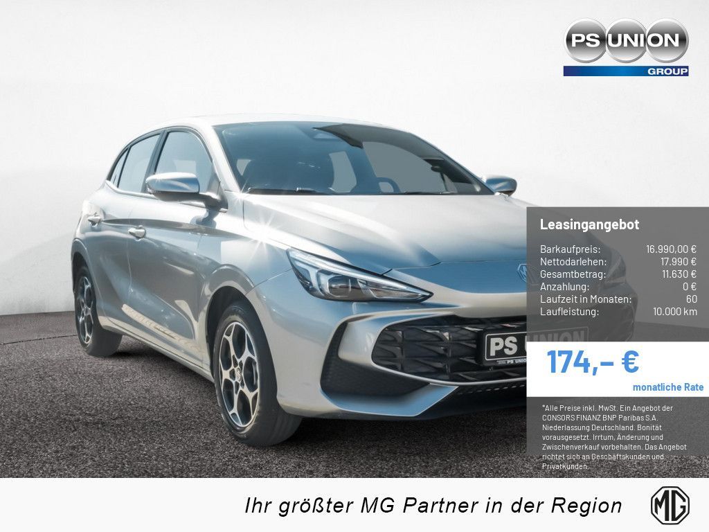 MG 3 1.5 ICE Comfort KLIMA PDC RÜCKFAHRKAMERA NAVI Leasing