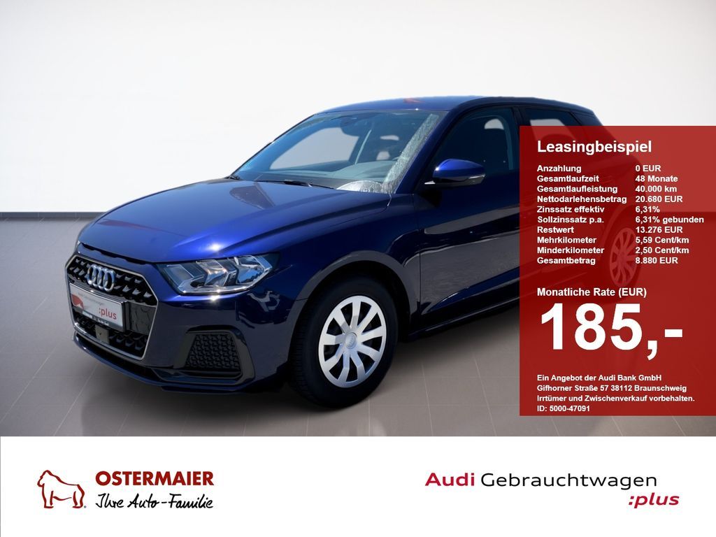 Audi A1 Sportback ADVANCED 30 TFSI 116PS SITZHZG.PDC. Leasing