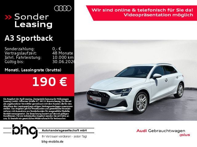 Audi A3 Sportback advanced 30 TFSI 85(11 Leasing