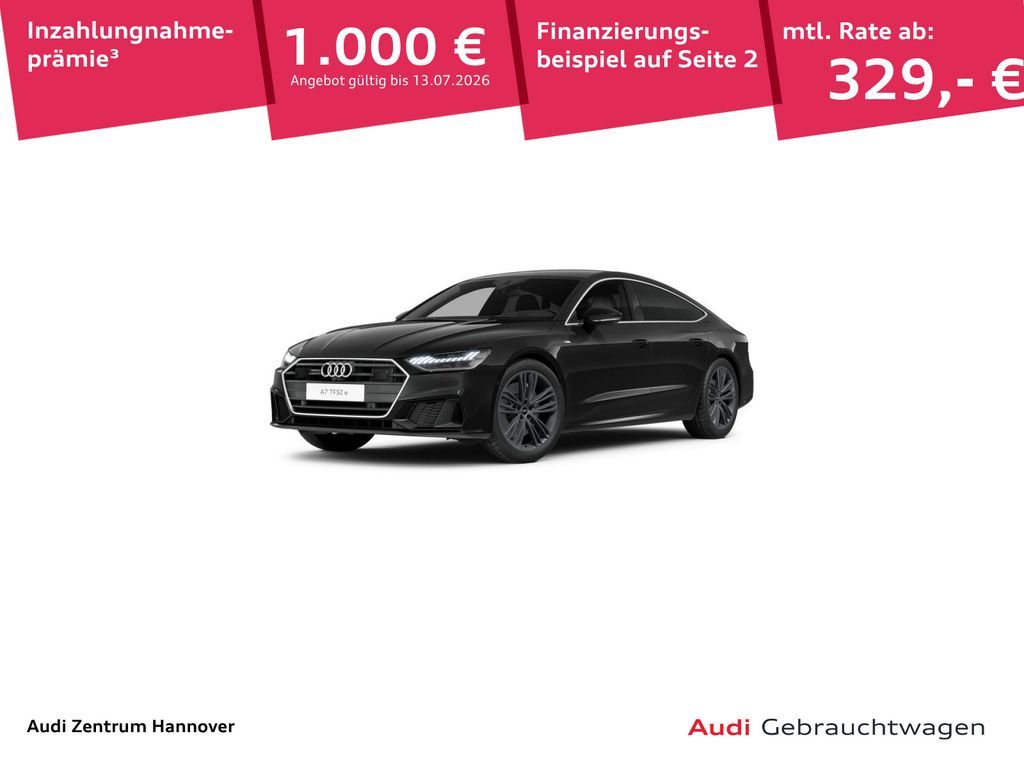 Audi A7 Sportback 50 TFSI e quattro virtual HuD AHK Leasing