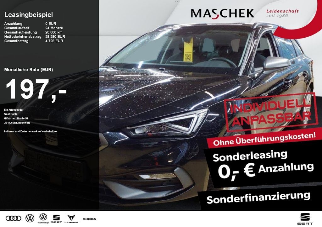 Seat Leon ST 1.5 eTSI DSG Matrix Navi RearView Sitzh. Leasing