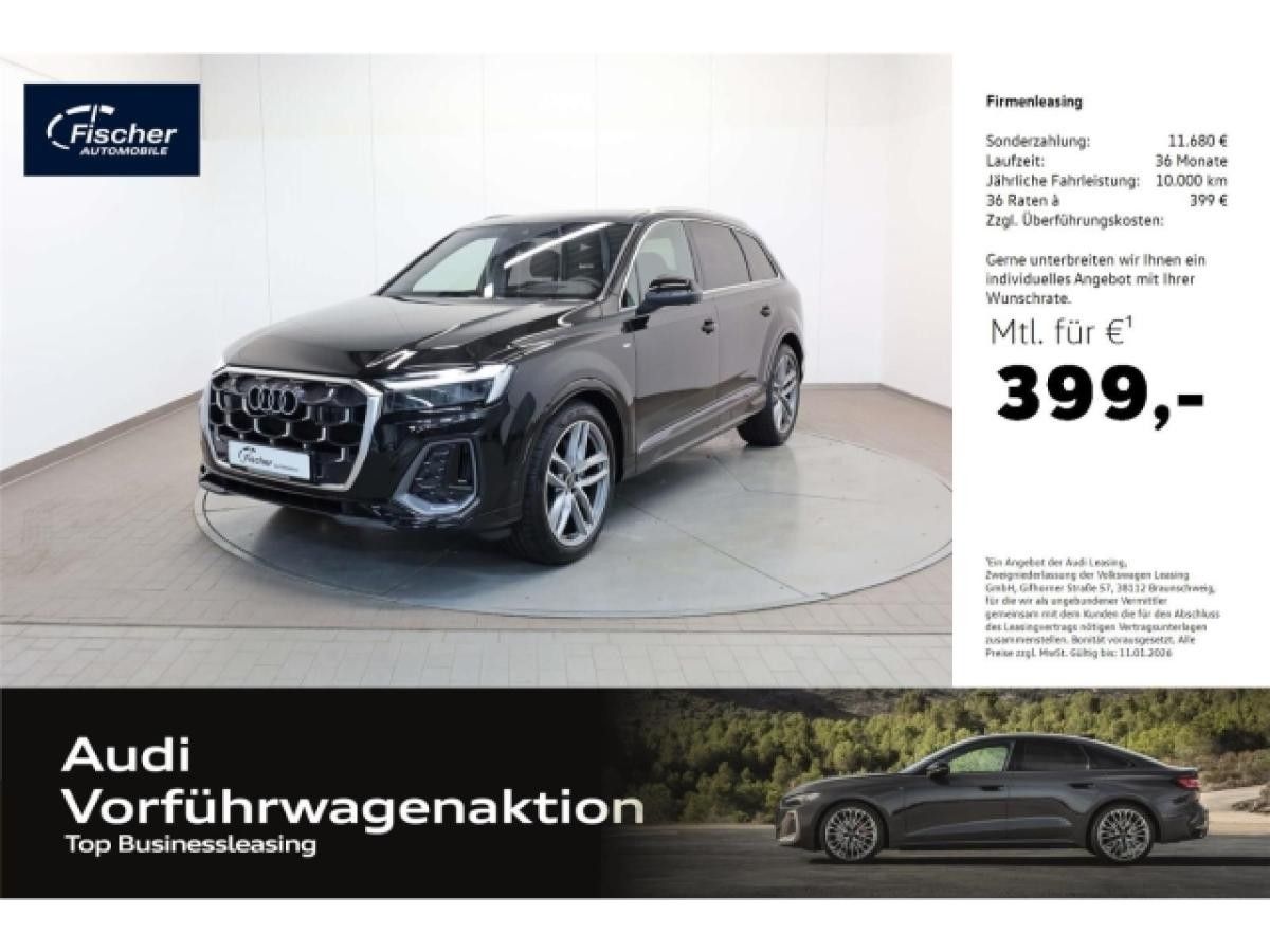 Audi Q7 50 TDI quattro S line UPE: 114.490,- € Leasing