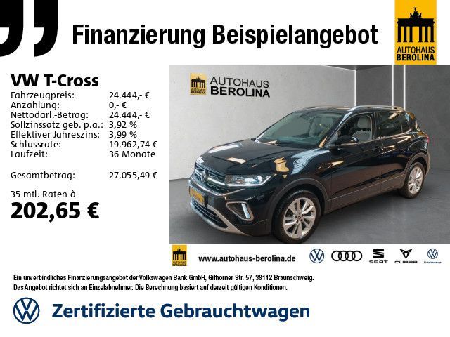 Volkswagen T-Cross 1.0 TSI Style DSG *ACC*NAV*R-CAM*SHZ* Leasing